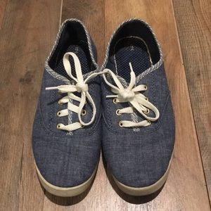 Denim Print Slip On Shoes